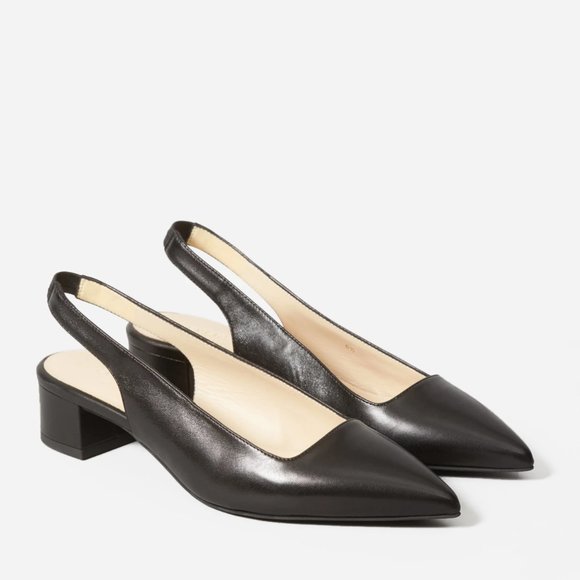 Everlane Shoes - NIB Everlane The Editor Slingback Heel Black